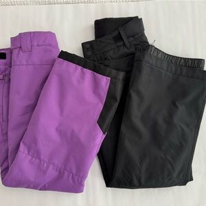 Lot of 2 Girls Snow Pants
